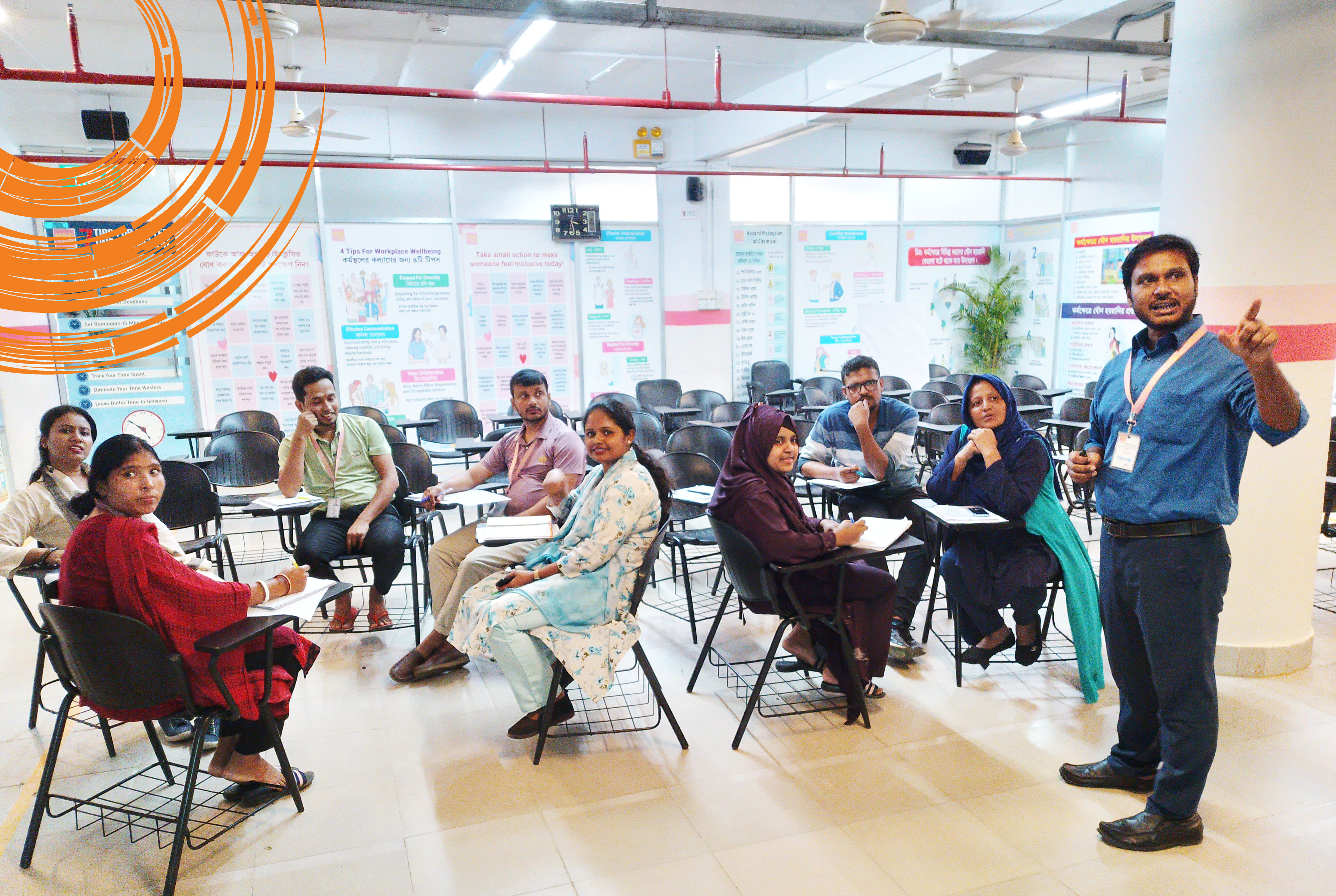 Innovision Conducts Workplace-based Training Sessions to Upskill Youth in the RMG Sector